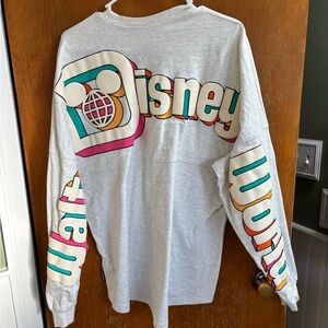 Disney Gray Long Sleeve Spirit Jersey